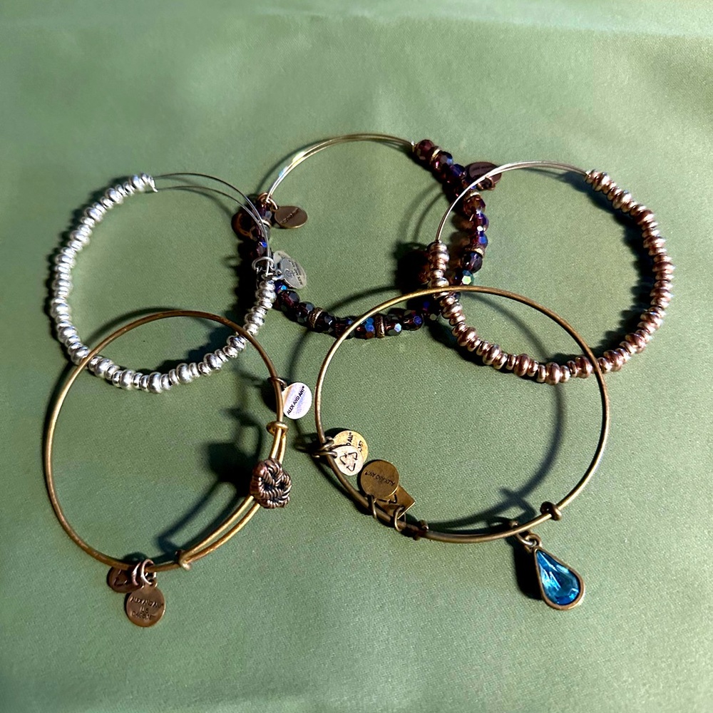 VGUC Alec and Ani bangle bracelets